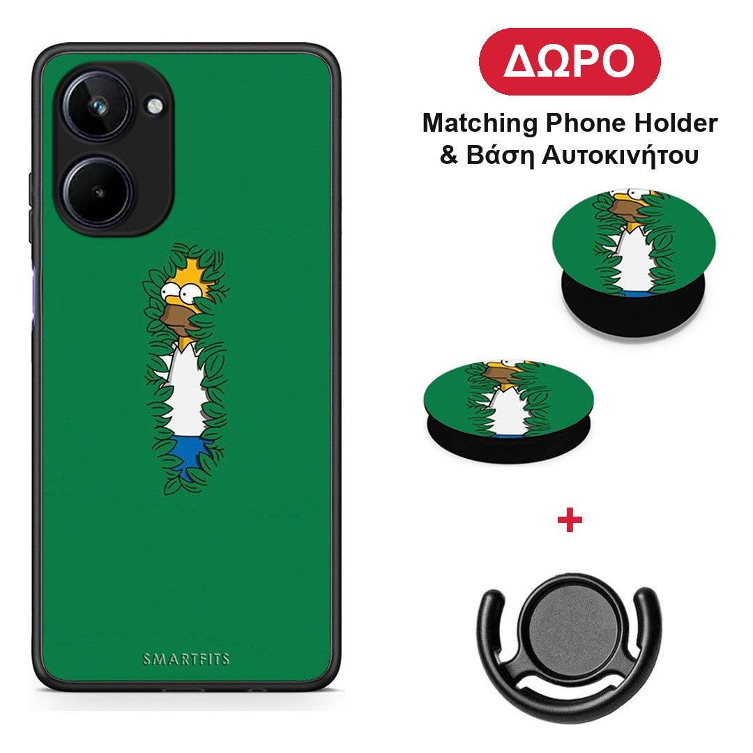 Bush Man - Realme 10 θήκη + Δώρο Phone Holder & Βάση Αυτοκινήτου