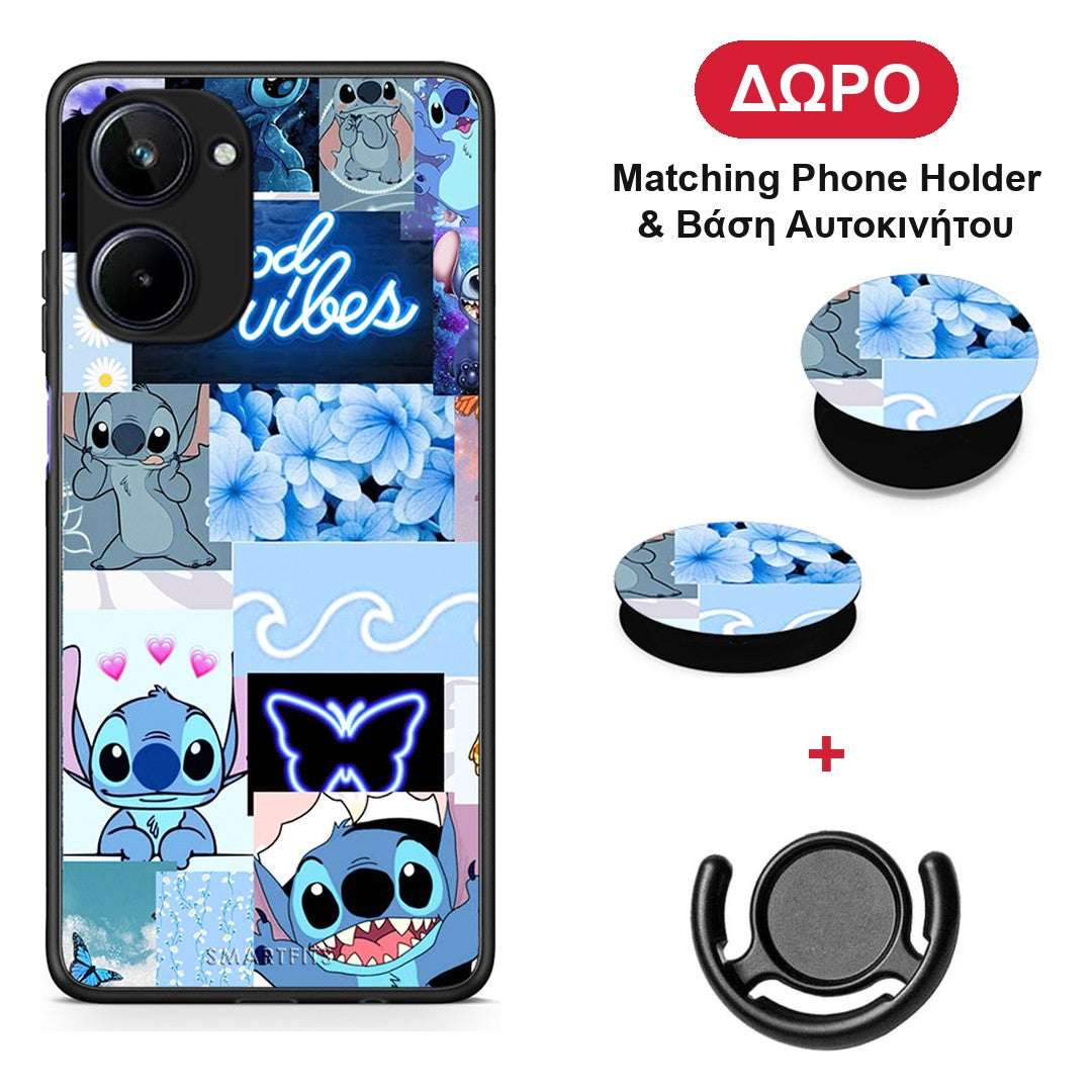 Collage Good Vibes - Realme 10 θήκη + Δώρο Phone Holder & Βάση Αυτοκινήτου