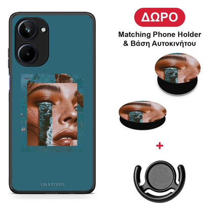 Cry An Ocean - Realme 10 θήκη + Δώρο Phone Holder & Βάση Αυτοκινήτου