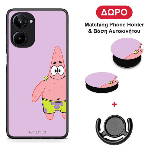Friends Patrick - Realme 10 θήκη + Δώρο Phone Holder & Βάση Αυτοκινήτου