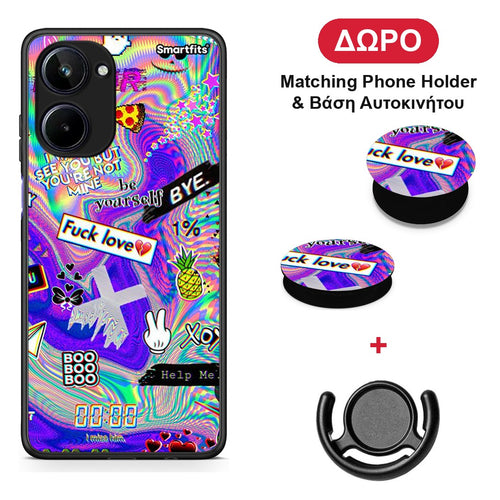 Game Over - Realme 10 θήκη + Δώρο Phone Holder & Βάση Αυτοκινήτου