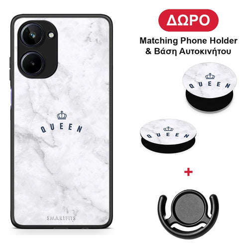 Marble Queen - Realme 10 θήκη + Δώρο Phone Holder & Βάση Αυτοκινήτου