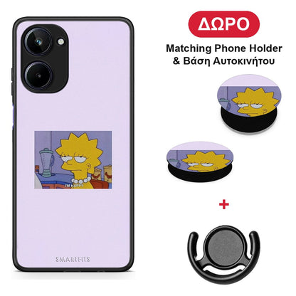 So Happy - Realme 10 θήκη + Δώρο Phone Holder & Βάση Αυτοκινήτου