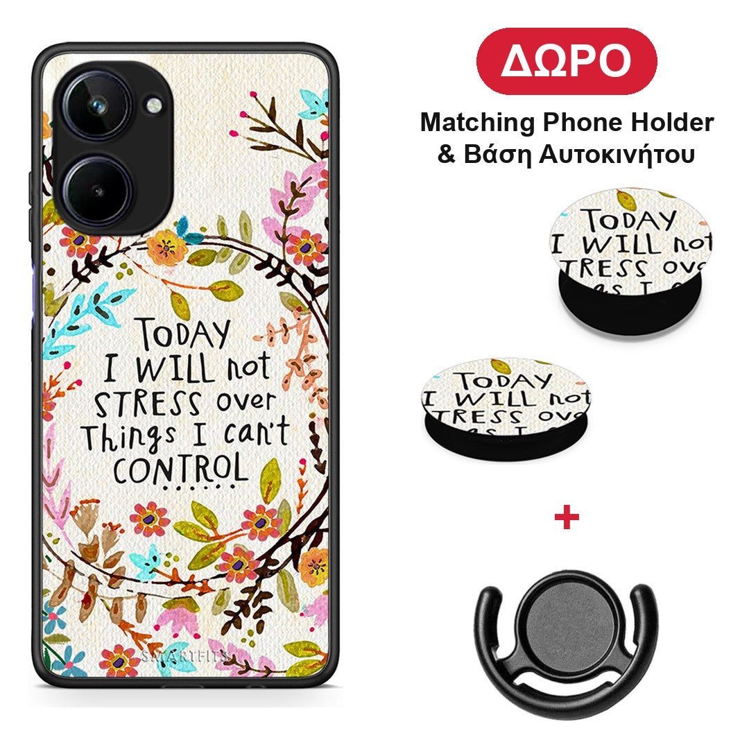 Stress Over - Realme 10 θήκη + Δώρο Phone Holder & Βάση Αυτοκινήτου