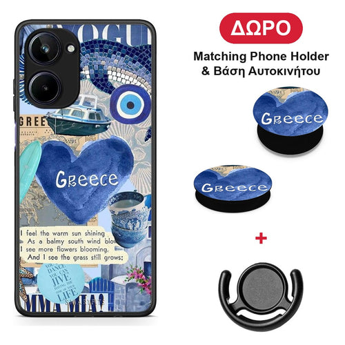 Summer In Greece - Realme 10 θήκη + Δώρο Phone Holder & Βάση Αυτοκινήτου
