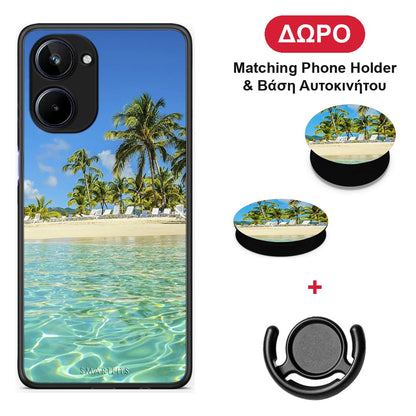 Tropical Vibes - Realme 10 θήκη + Δώρο Phone Holder & Βάση Αυτοκινήτου