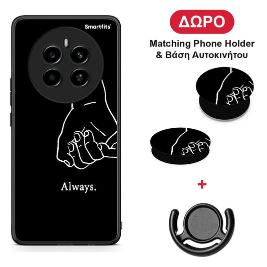 Always & Forever 1 - Realme 12 4G / 12+ / 13 4G θήκη + Δώρο Phone Holder & Βάση Αυτοκινήτου