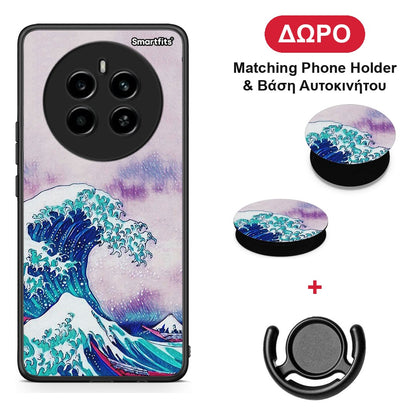 Blue Waves - Realme 12 4G / 12+ / 13 4G θήκη + Δώρο Phone Holder & Βάση Αυτοκινήτου