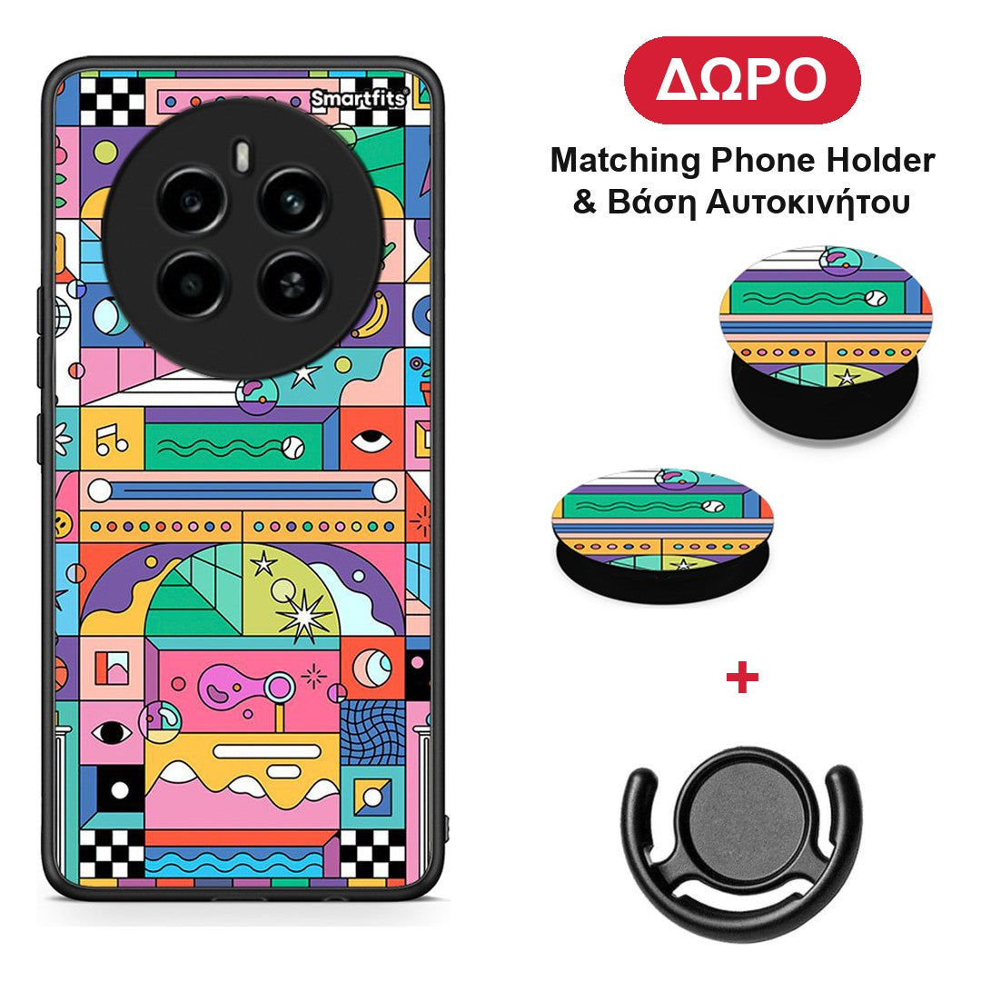 Bubbles Soap - Realme 12 4G / 12+ / 13 4G θήκη + Δώρο Phone Holder & Βάση Αυτοκινήτου