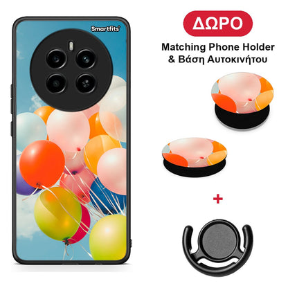 Colorful Balloons - Realme 12 4G / 12+ / 13 4G θήκη + Δώρο Phone Holder & Βάση Αυτοκινήτου