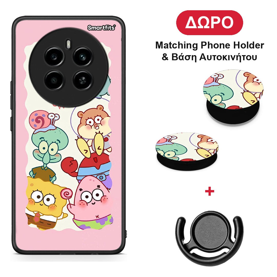 Cute Companion - Realme 12 4G / 12+ / 13 4G θήκη + Δώρο Phone Holder & Βάση Αυτοκινήτου