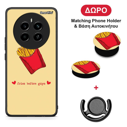 Fries Before Guys - Realme 12 4G / 12+ / 13 4G θήκη + Δώρο Phone Holder & Βάση Αυτοκινήτου