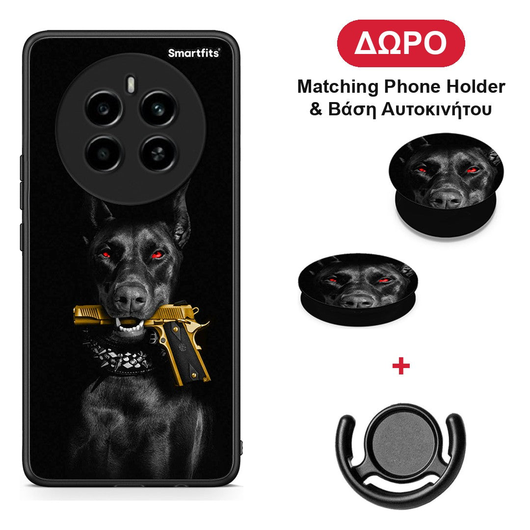Golden Gun - Realme 12 4G / 12+ / 13 4G θήκη + Δώρο Phone Holder & Βάση Αυτοκινήτου
