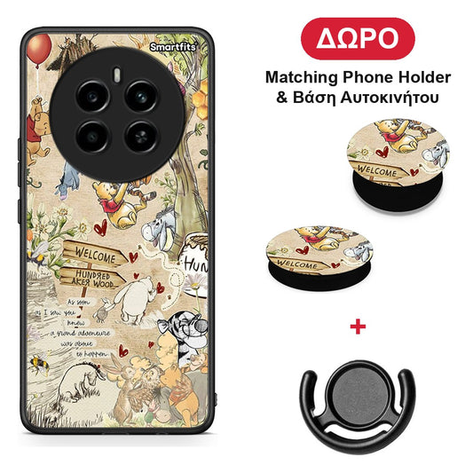 Happy Friends - Realme 12 4G / 12+ / 13 4G θήκη + Δώρο Phone Holder & Βάση Αυτοκινήτου