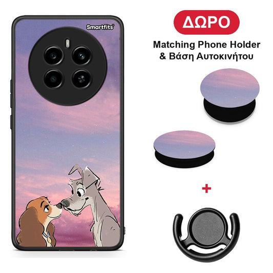 Lady And Tramp - Realme 12 4G / 12+ / 13 4G θήκη + Δώρο Phone Holder & Βάση Αυτοκινήτου
