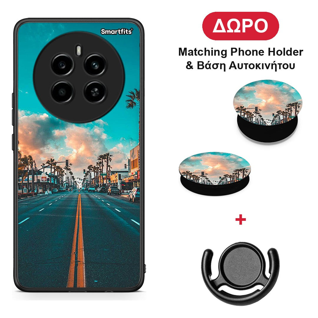 Landscape City - Realme 12 4G / 12+ / 13 4G θήκη + Δώρο Phone Holder & Βάση Αυτοκινήτου