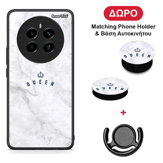Marble Queen - Realme 12 4G / 12+ / 13 4G θήκη + Δώρο Phone Holder & Βάση Αυτοκινήτου