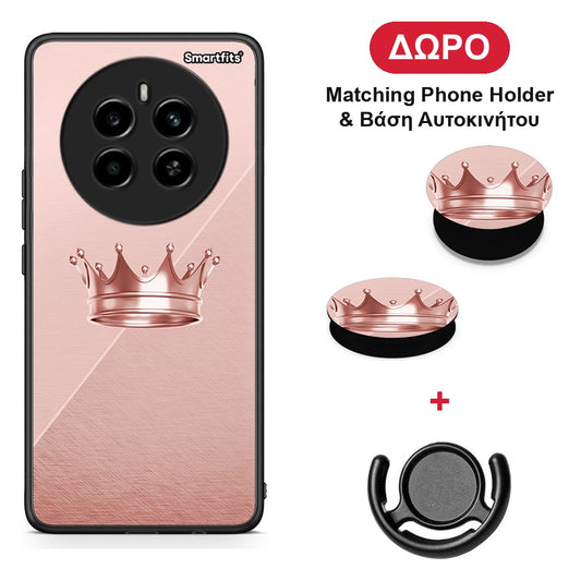 Minimal Crown - Realme 12 4G / 12+ / 13 4G θήκη + Δώρο Phone Holder & Βάση Αυτοκινήτου