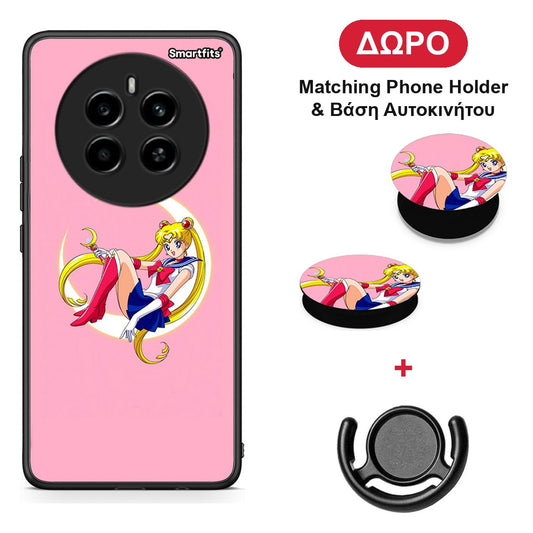 Moon Girl - Realme 12 4G / 12+ / 13 4G θήκη + Δώρο Phone Holder & Βάση Αυτοκινήτου