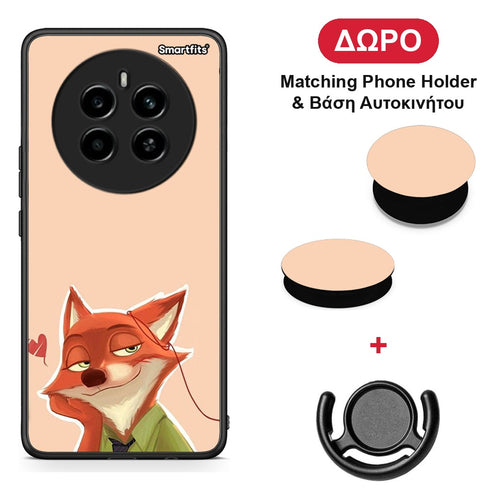 Nick Wilde And Judy Hopps Love 1 - Realme 12 4G / 12+ / 13 4G θήκη + Δώρο Phone Holder & Βάση Αυτοκινήτου