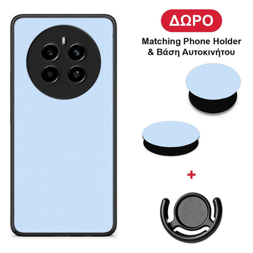 Powder Blue - Realme 12 4G / 12+ / 13 4G θήκη + Δώρο Phone Holder & Βάση Αυτοκινήτου