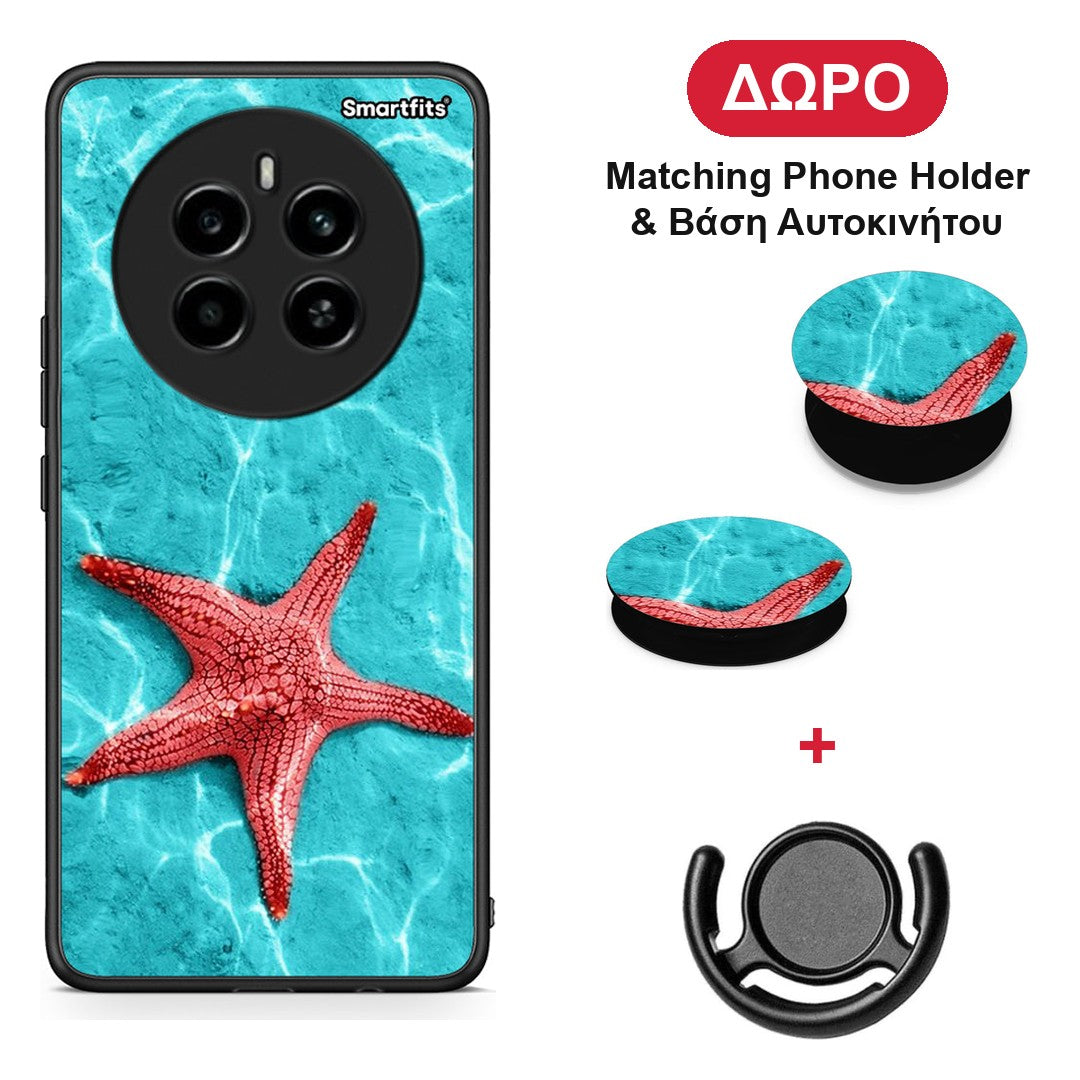 Red Starfish - Realme 12 4G / 12+ / 13 4G θήκη + Δώρο Phone Holder & Βάση Αυτοκινήτου