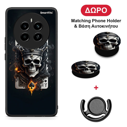 Skull King Ace - Realme 12 4G / 12+ / 13 4G θήκη + Δώρο Phone Holder & Βάση Αυτοκινήτου