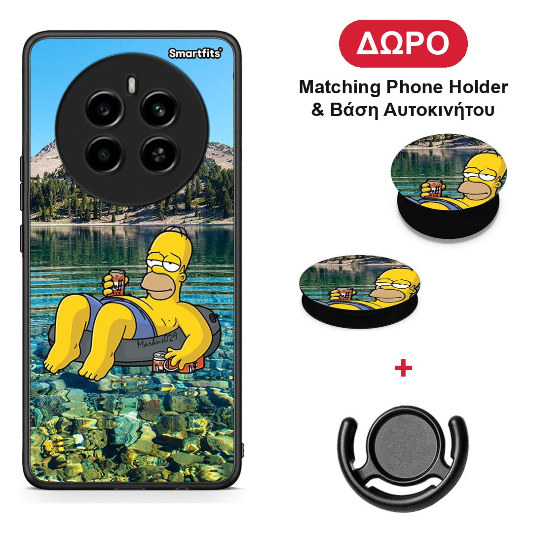 Summer Happiness - Realme 12 4G / 12+ / 13 4G θήκη + Δώρο Phone Holder & Βάση Αυτοκινήτου