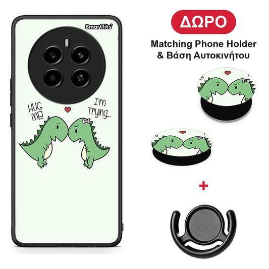 Valentine Rex - Realme 12 4G / 12+ / 13 4G θήκη + Δώρο Phone Holder & Βάση Αυτοκινήτου