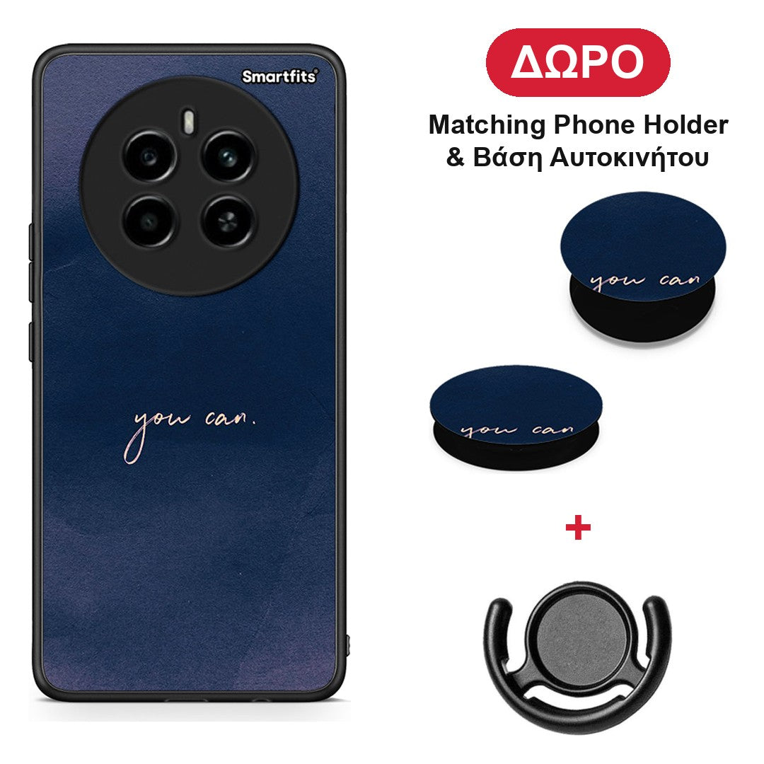 You Can - Realme 12 4G / 12+ / 13 4G θήκη + Δώρο Phone Holder & Βάση Αυτοκινήτου