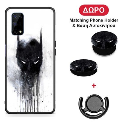 Hero Paint Bat - Realme 7 5G θήκη + Δώρο Phone Holder & Βάση Αυτοκινήτου