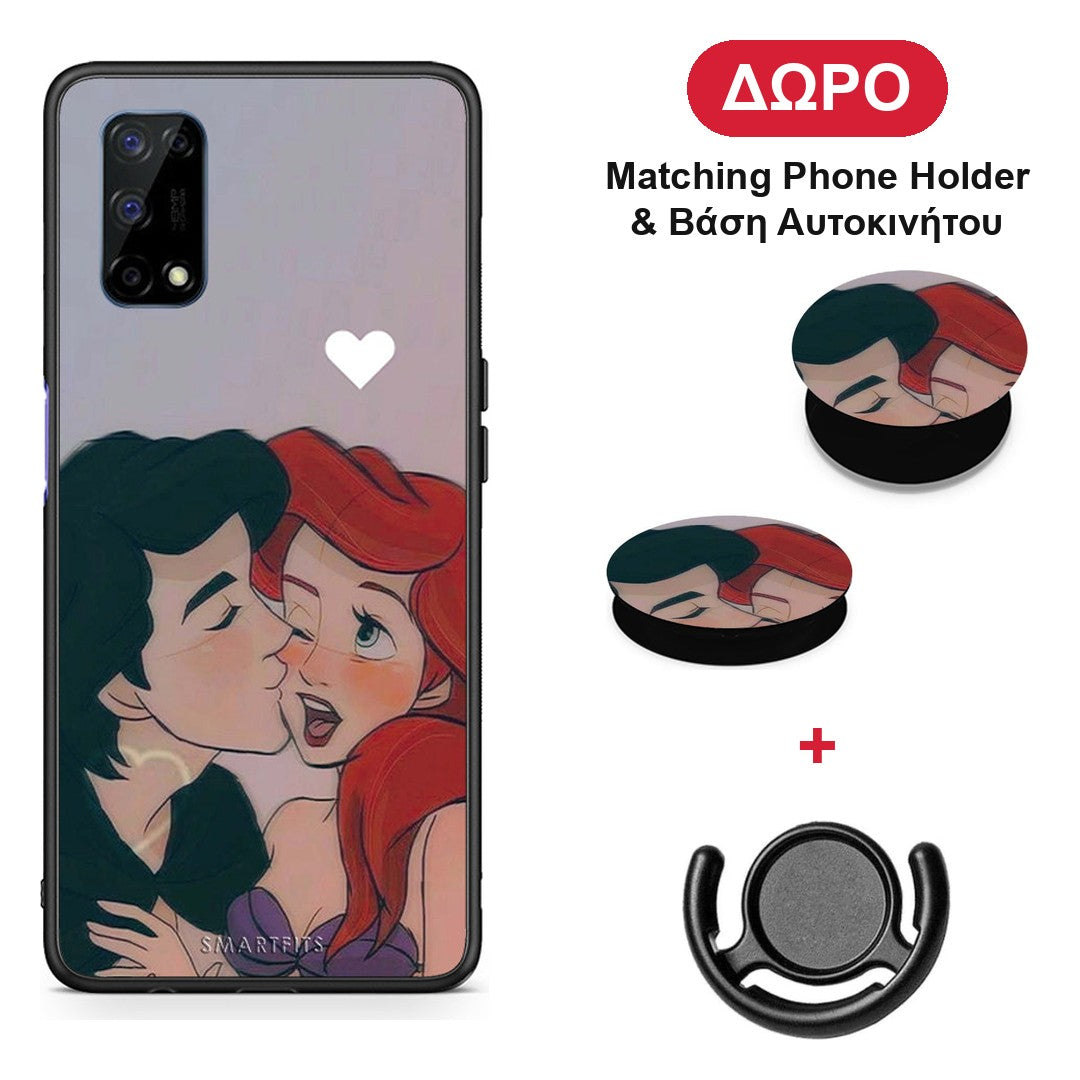 Mermaid Couple - Realme 7 5G θήκη + Δώρο Phone Holder & Βάση Αυτοκινήτου