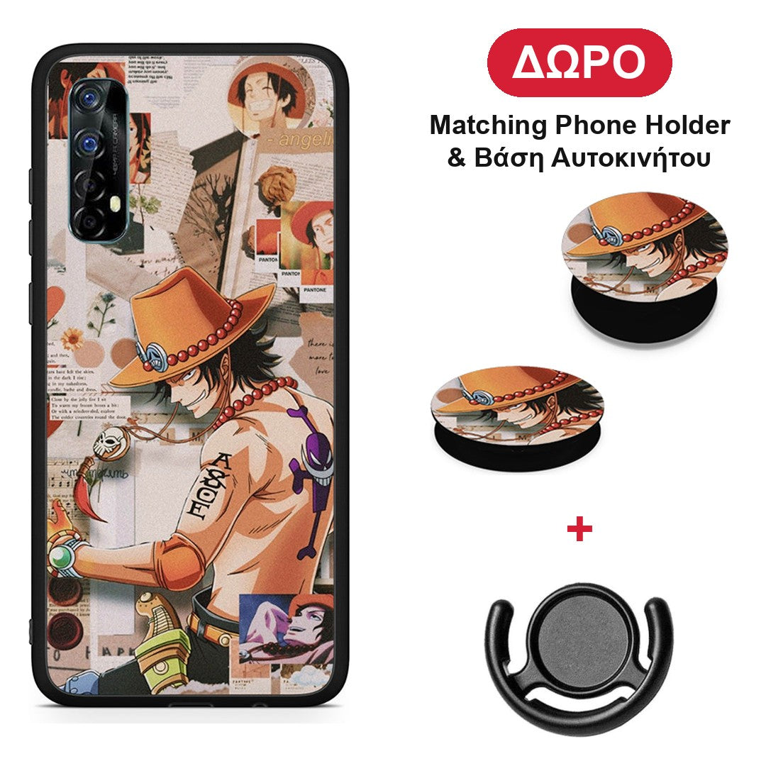 Anime Collage - Realme 7 θήκη + Δώρο Phone Holder & Βάση Αυτοκινήτου