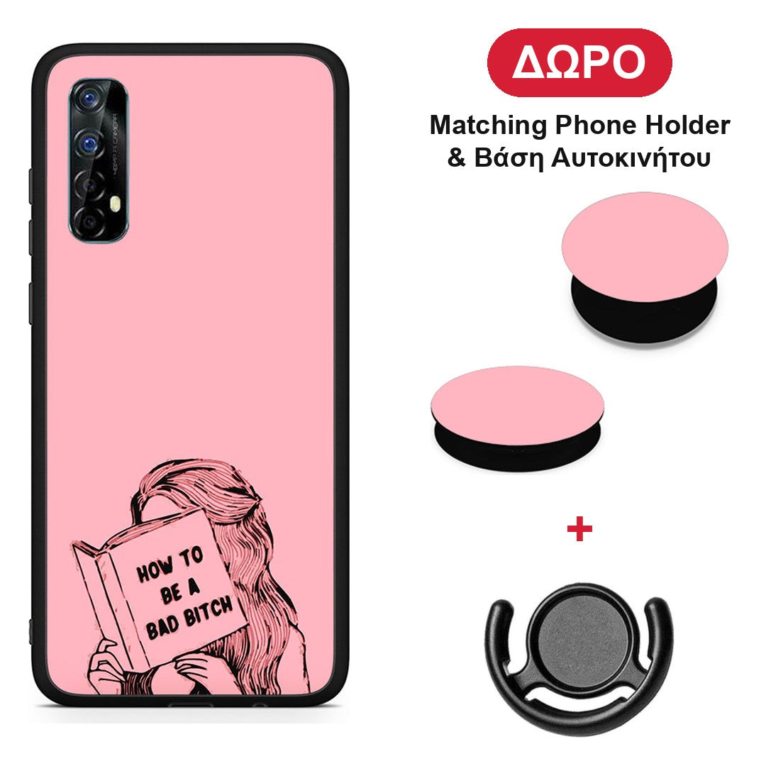 Bad Bitch - Realme 7 θήκη + Δώρο Phone Holder & Βάση Αυτοκινήτου