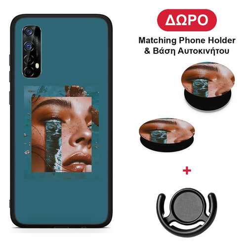 Cry An Ocean - Realme 7 θήκη + Δώρο Phone Holder & Βάση Αυτοκινήτου