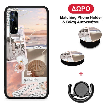 Golden Hour - Realme 7 θήκη + Δώρο Phone Holder & Βάση Αυτοκινήτου