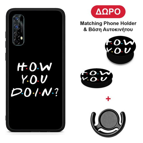 How You Doin - Realme 7 θήκη + Δώρο Phone Holder & Βάση Αυτοκινήτου
