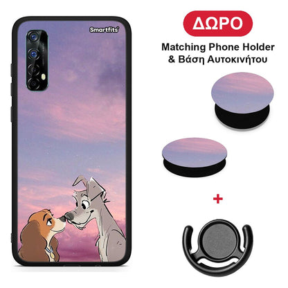 Lady And Tramp - Realme 7 θήκη + Δώρο Phone Holder & Βάση Αυτοκινήτου