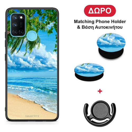 Beautiful Beach - Realme 7i / C25 θήκη + Δώρο Phone Holder & Βάση Αυτοκινήτου