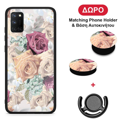 Floral Bouquet - Realme 7i / C25 θήκη + Δώρο Phone Holder & Βάση Αυτοκινήτου