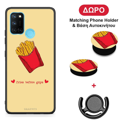 Fries Before Guys - Realme 7i / C25 θήκη + Δώρο Phone Holder & Βάση Αυτοκινήτου