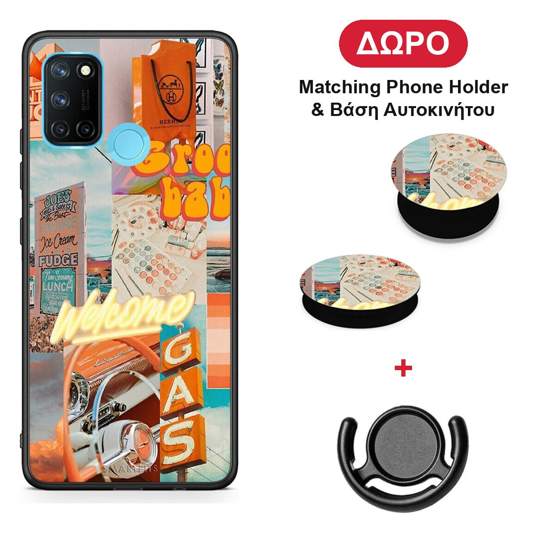 Groovy Babe - Realme 7i / C25 θήκη + Δώρο Phone Holder & Βάση Αυτοκινήτου