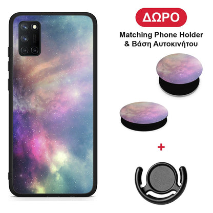 Galactic Rainbow - Realme 7i / C25 θήκη + Δώρο Phone Holder & Βάση Αυτοκινήτου