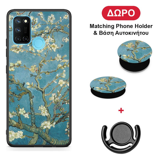 White Blossoms - Realme 7i / C25 θήκη + Δώρο Phone Holder & Βάση Αυτοκινήτου