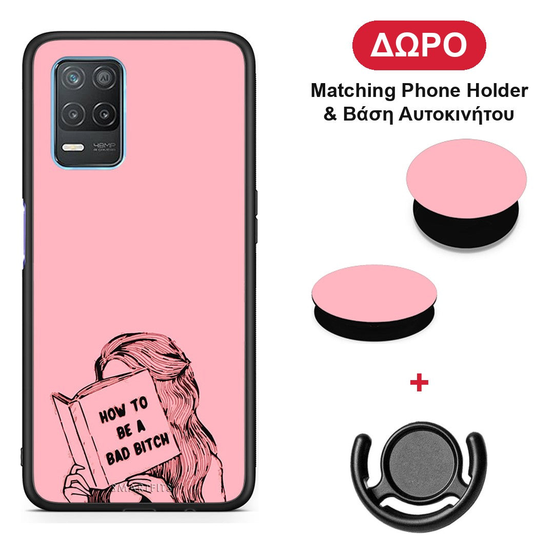 Bad Bitch - Realme 8 5G θήκη + Δώρο Phone Holder & Βάση Αυτοκινήτου
