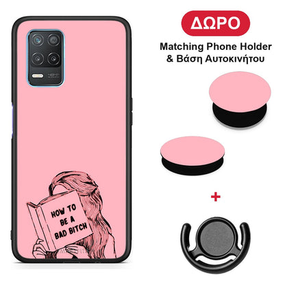 Bad Bitch - Realme 8 5G θήκη + Δώρο Phone Holder & Βάση Αυτοκινήτου