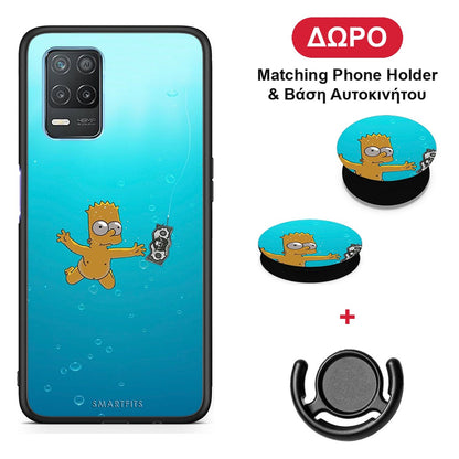 Chasing Money - Realme 8 5G θήκη + Δώρο Phone Holder & Βάση Αυτοκινήτου