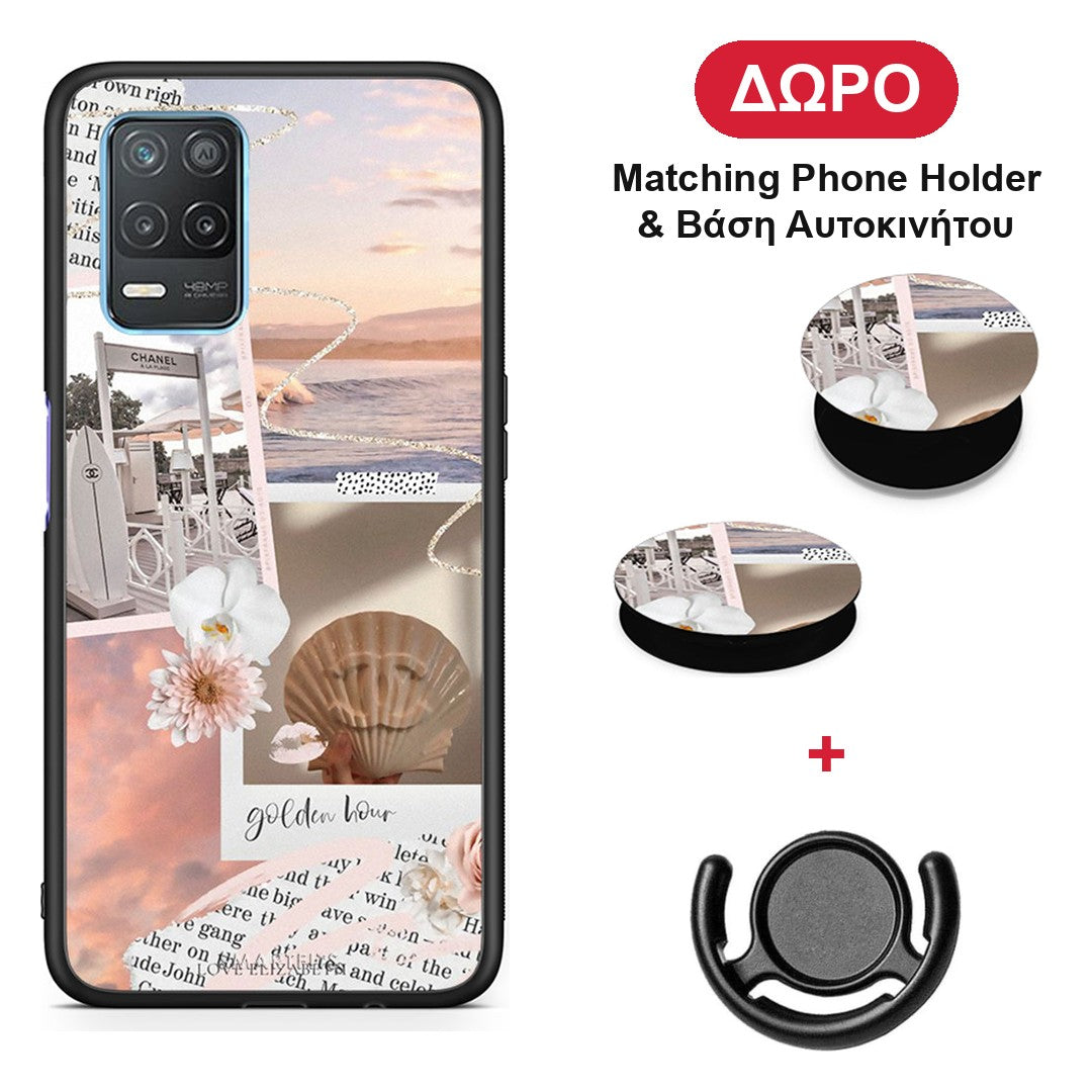 Golden Hour - Realme 8 5G θήκη + Δώρο Phone Holder & Βάση Αυτοκινήτου