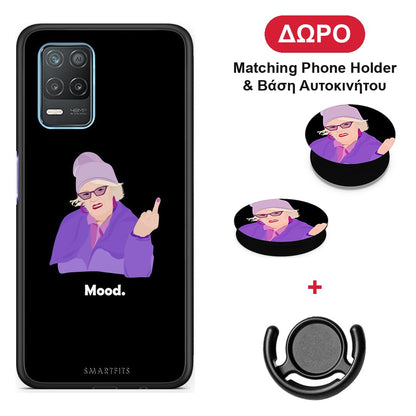 Grandma Mood Black - Realme 8 5G θήκη + Δώρο Phone Holder & Βάση Αυτοκινήτου