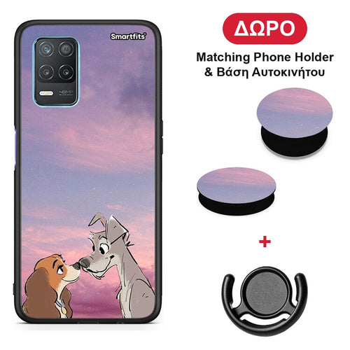Lady And Tramp - Realme 8 5G θήκη + Δώρο Phone Holder & Βάση Αυτοκινήτου